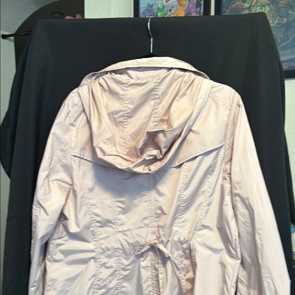 Cole Haan Signature Packable Hooded Rain Jacket – Petites XL – Blush Pink - Picture 7 of 9